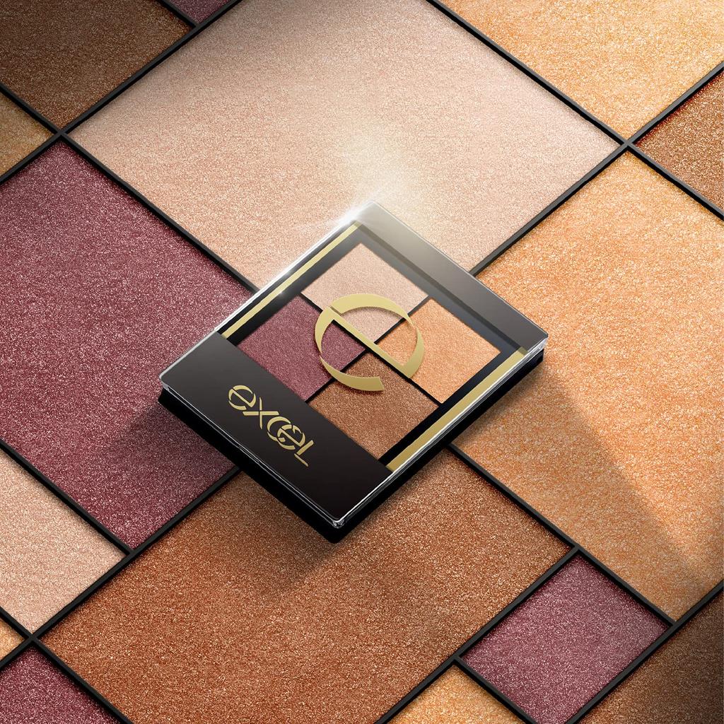 Excel Real Close Shadow CS14 Palette Eyeshadow (Cinnamon Suede)