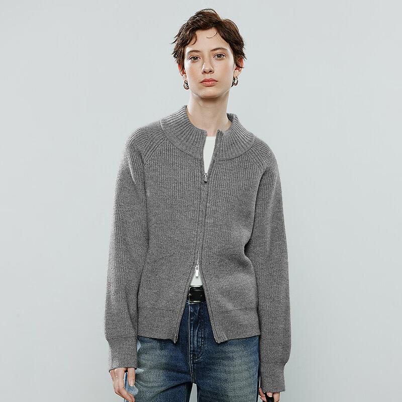 Women's Half-Zip Knit Cardigan Sweater
