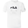 Fila Basic Simple Sports Fitness Round Neck Short Sleeve T-Shirt Men Tops White A11M331104FWT