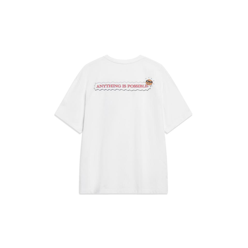 Li Ning Sports Life Collection T-Shirt Herren Elfenbein AHST179-5