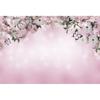 Frühlingsrosa Blumen Hintergrund Glitzer Licht Bokeh Floral Kirschblüte Neugeborenes Baby Porträt Fotografie Hintergrund Fotostudio