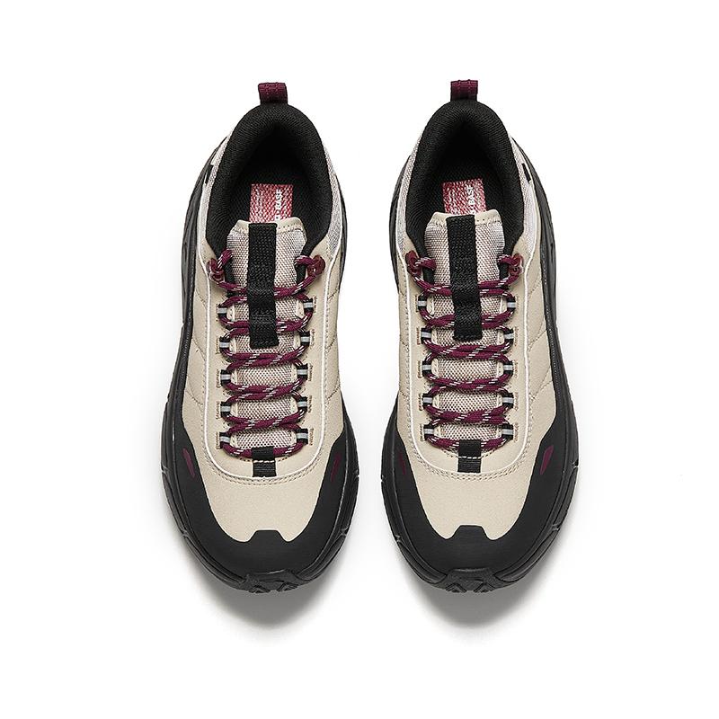 Anta Outdoor Work Protective Full Rubber Sole Non-Slip Wear-Resistant Sports Shoes Men Sneakers Naked-Khaki Basic-Black 112548860-4