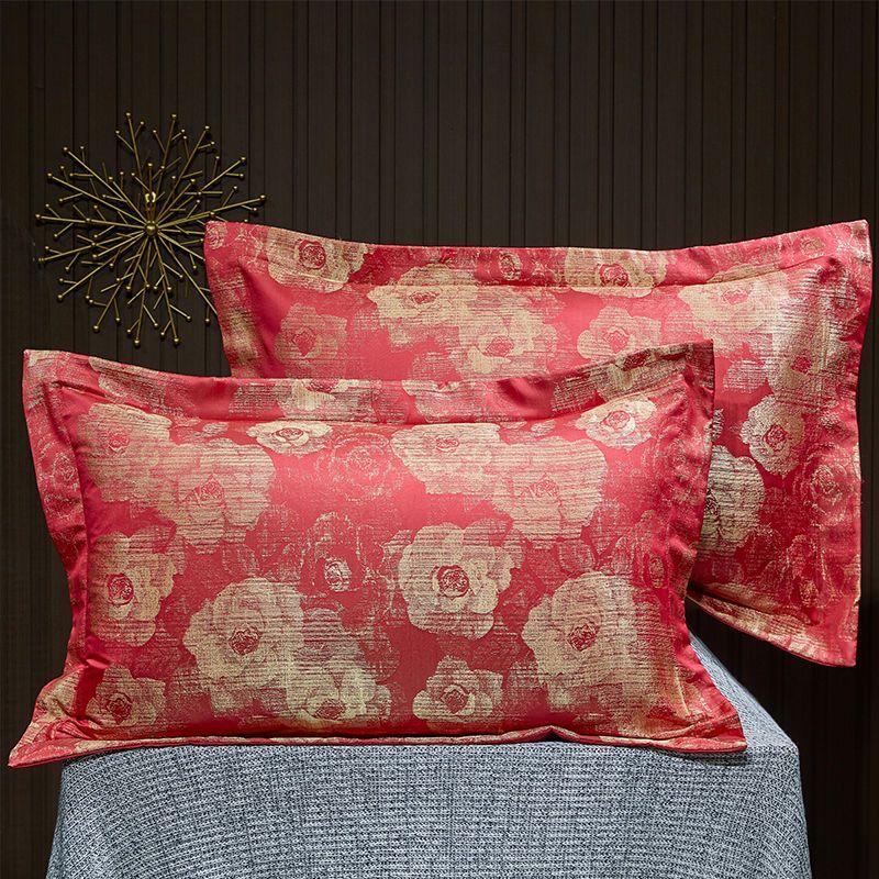 1 Pair of Tribute Satin Jacquard Envelope Pillowcases, 48*74cm Adult Pillowcases, Spring/Summer Comfort Pillowcases, Pillowcases Without Inserts