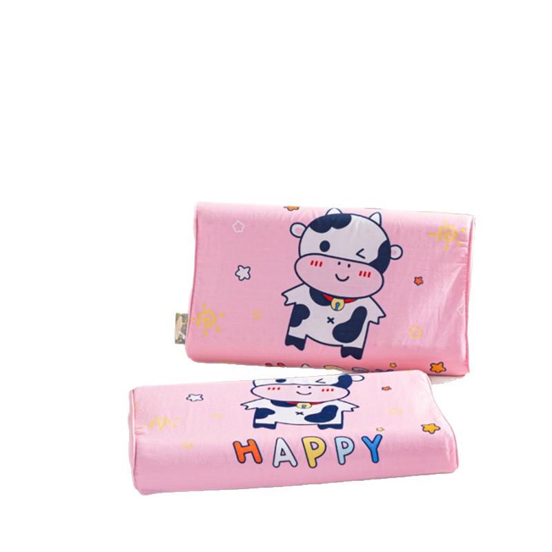 Children's Cartoon Latex Pillow: Student Nap Pillow with Core for Baby Neck Protection.