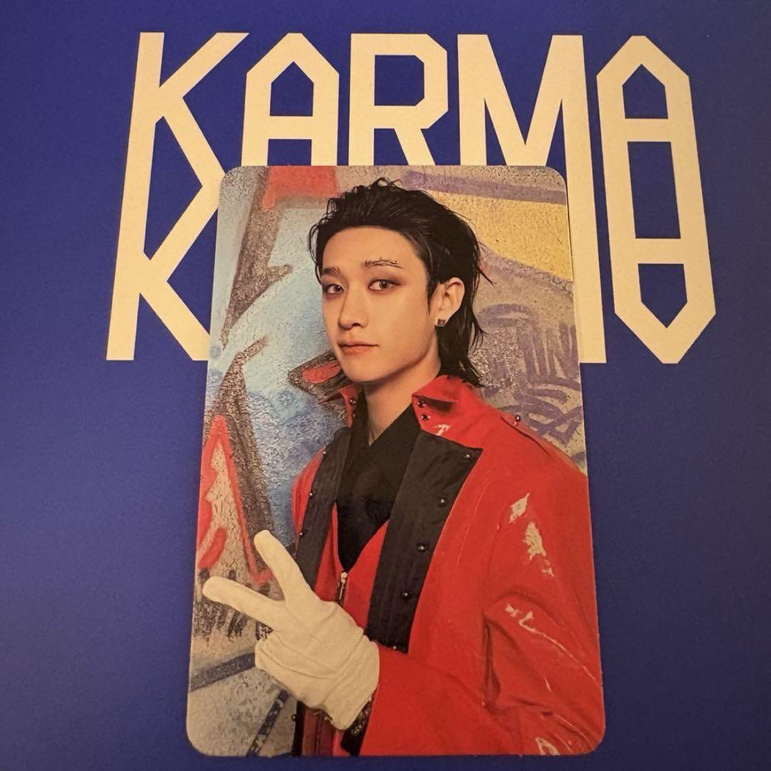 

[USED] Stray Kids US bonus trading card Karma Bang Chan