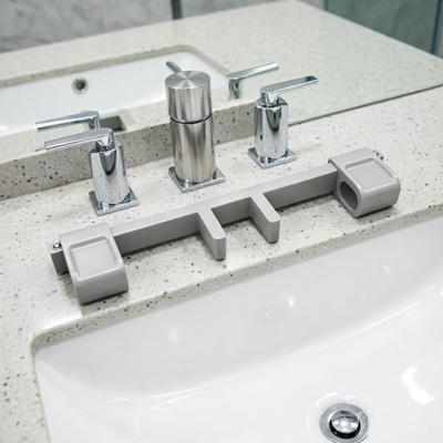 Universal Faucet Handle Lock Prevent Flooding Pet Child-Proof Kitchen Bathroom Double Sink Water Faucet Safety Guard with Central Pipe Fixation