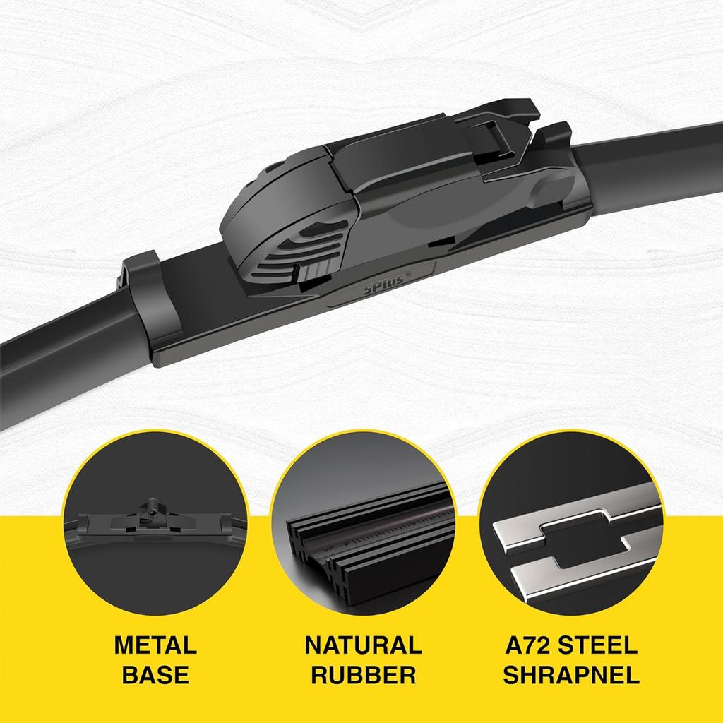 5 PLUS® 16"+16" Windshield Wipers Replacement For 2018      JEEP Wrangler /     JEEP Gladiator Wiper Blades-Original Factory Quality (Pack Of 2)