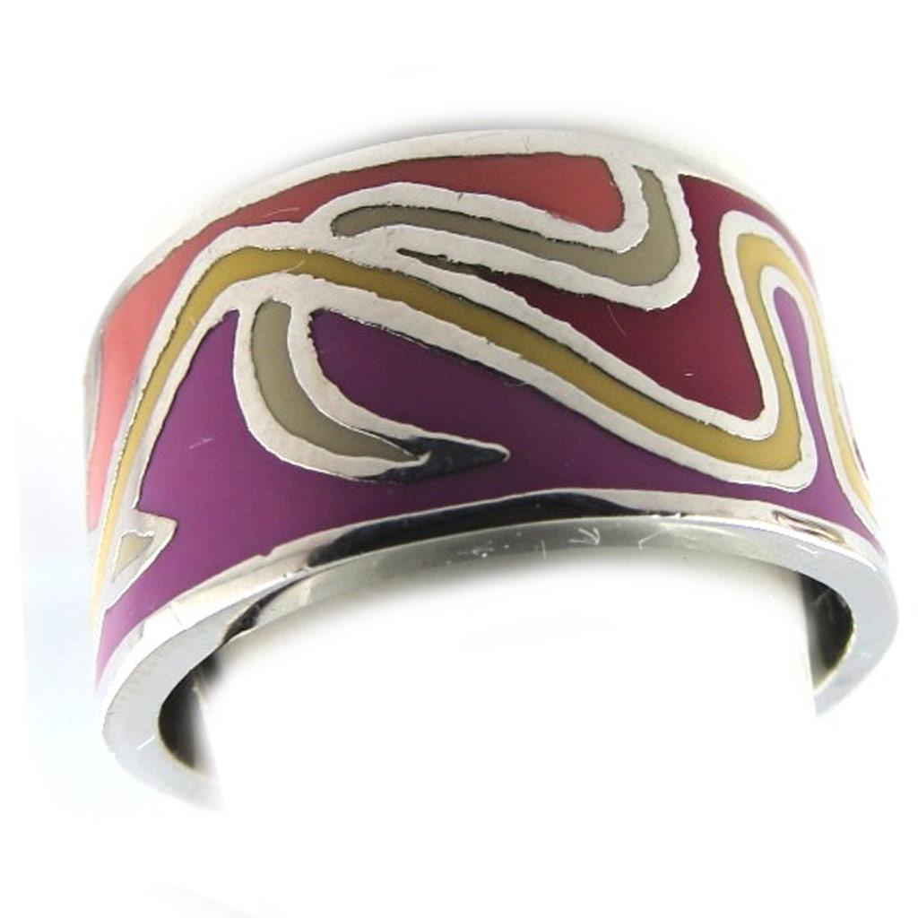 Designerski komplet 'Miro' różowo-fioletowy