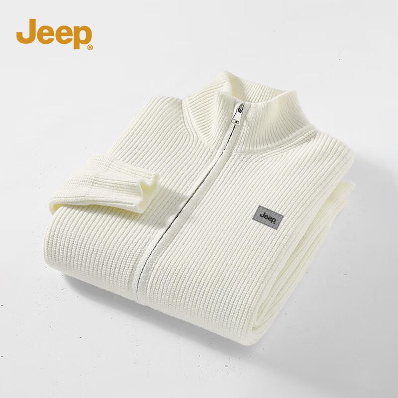 

Jeep Men s Heavyweight Double-Zip Knit Cardigan Jacket 3XL