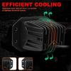 5 Inch 40W Flush Mount Work For Jeep Wrangler Car Truck Offroad Spot Beam Lenses LED Pods Driving Fog Light 12V 24V