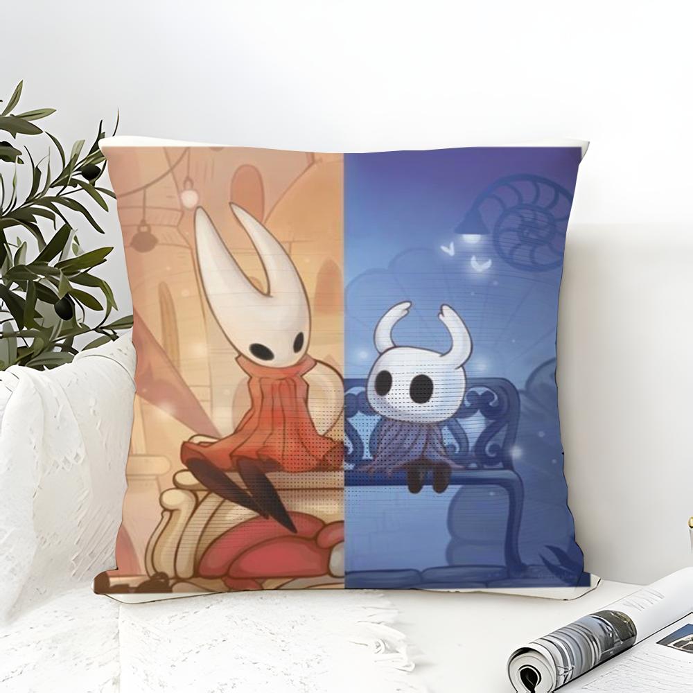 Metroidvania Game H-Hollow Knight Pillow Case Linen Pillow Case Sofa Home Decor Cushion Cover Cushion Cove