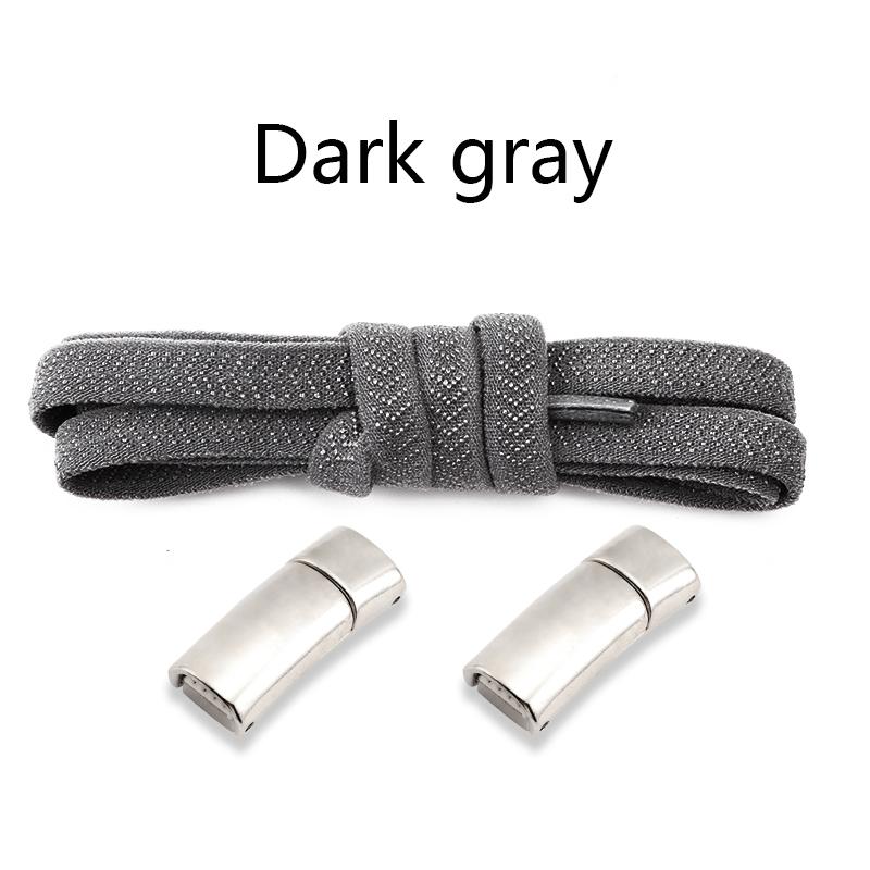 New Magnetic Lock Shoelaces Without Ties Kids Adult Elastic Laces Sneakers 8mm Thick Flats No Tie Shoe Laces Shoes Accessories