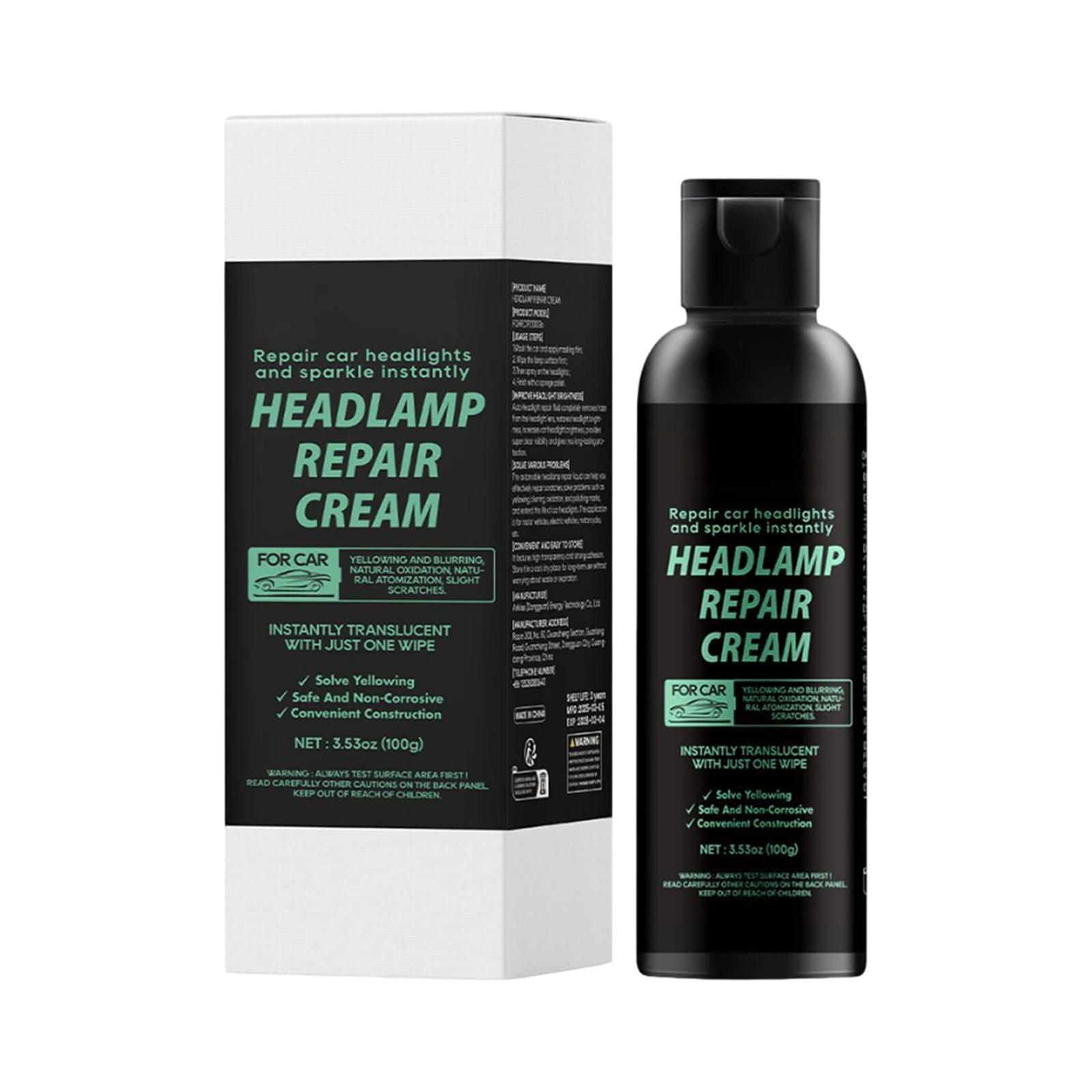 

Ремонт автомобильных фар, крем, многоцелевой ремонт фар с защитой от УФ-излучения, лосьон для грузовых и легковых автомобилей, длительный срок службы, защита от УФ-излучения и атмосферных воздействий 100 мл One Size