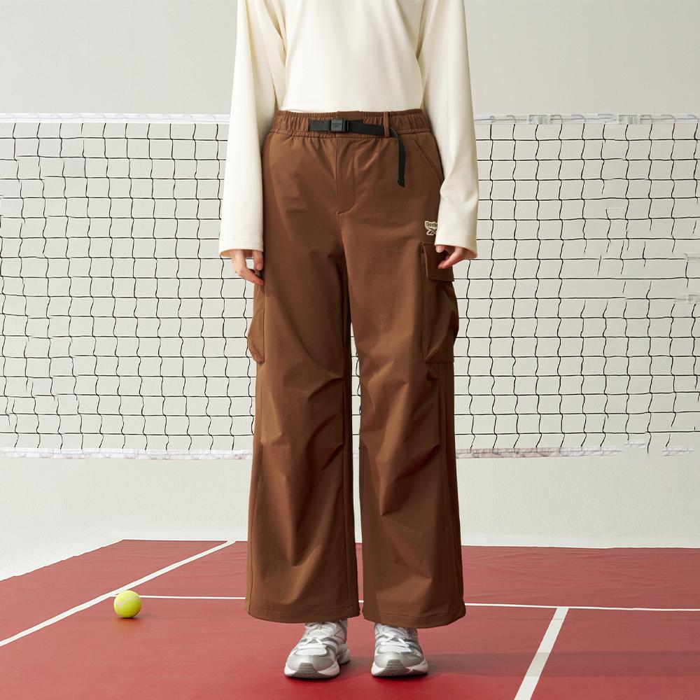 Reebok Classic Comfortable Woven Sports Cargo Pants Women pants Brown 24FRC602WGBR