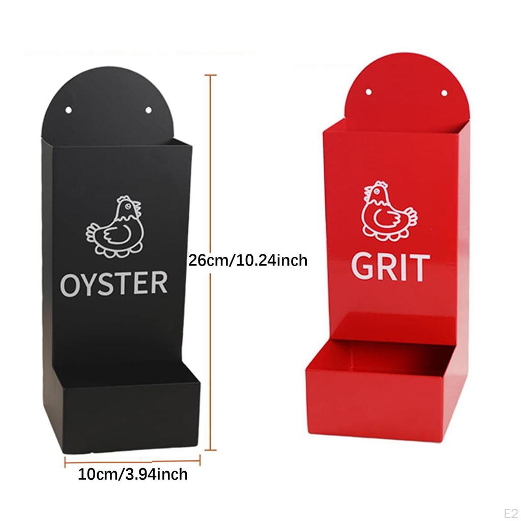 Austernschalen Hühnerfutterspender Essentielle Haltbarkeit Robust Einfach zu installieren Innovativ für Zuhause Bauernhof