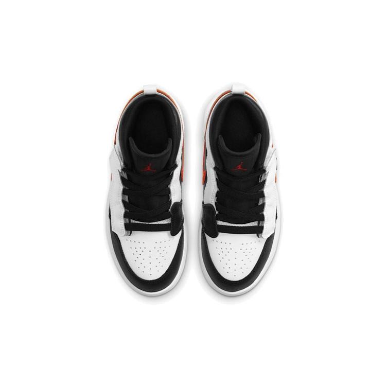 New Jordan 1 Mid ALT White Black Red AR6351-075