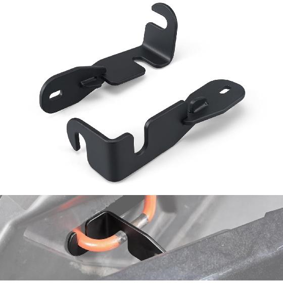 NICECNC Black 3 Inch Upgrade UTV Door Latches Compatible with Can Am Maverick X3 4x4 Turbo DPS 2017-2021, Maverick X3 R 4x4 XDS Turbo DPS 2017-2019,