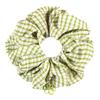 Open Petal Check Scrunchie