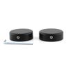2Pcs Black CNC Aluminum Upper Fork Stem Nut Cover Cap with Wrench for Honda Rebel CMX 250 300 500 Motorcycle Front Shock Decorative Protector
