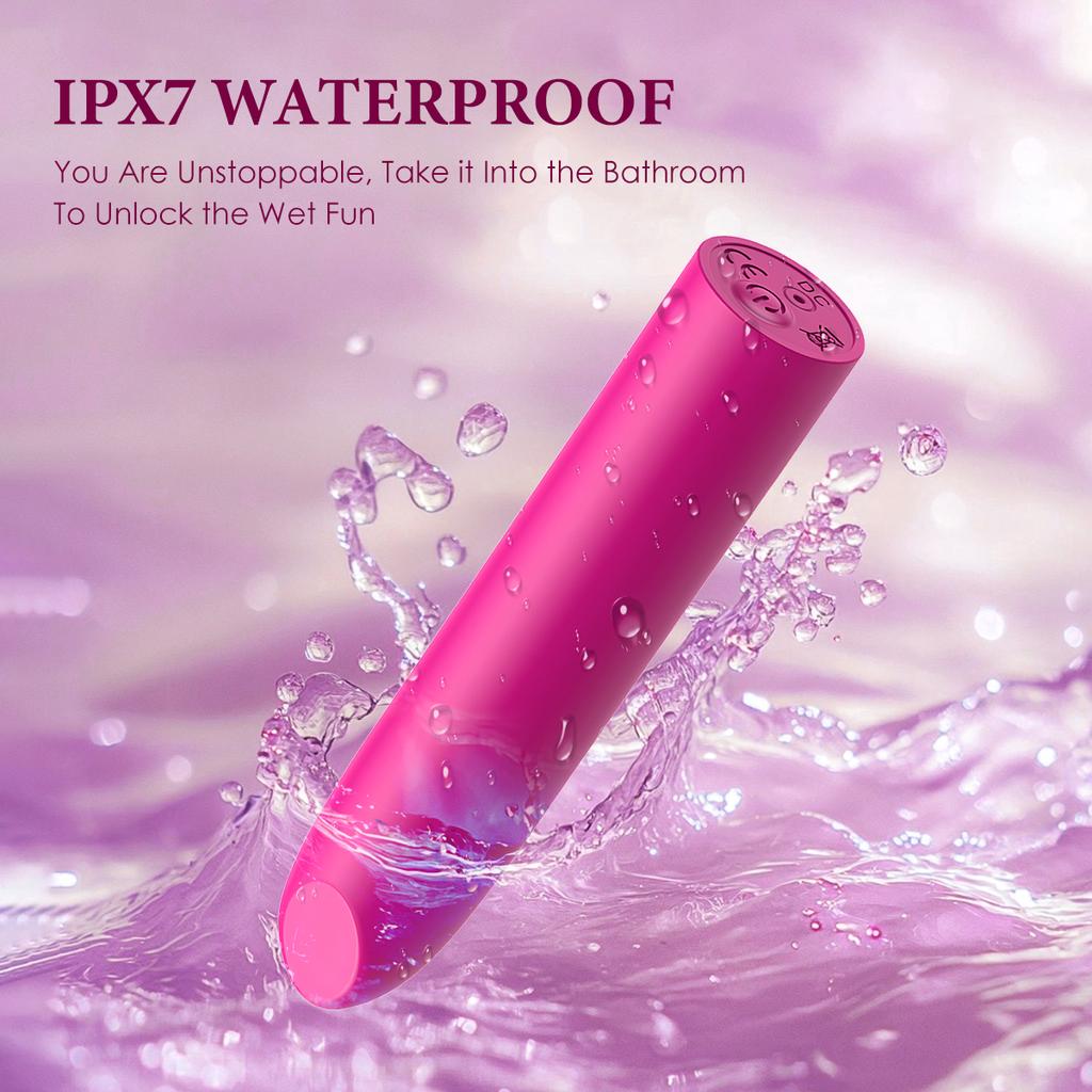 Small Bullet Vibrator Women Mini Clit Vibrator Silicone Finger Massager for G Spot Nipple Female Rechargeable Lipstick Sex Toys