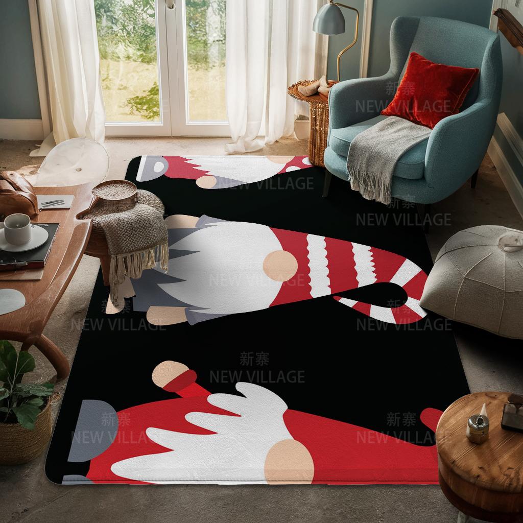 Hus inngangsteppe Hjem dørmatte Stue Bad Fot baderoms sklisikre vannabsorberende tepper bad God jul vinter