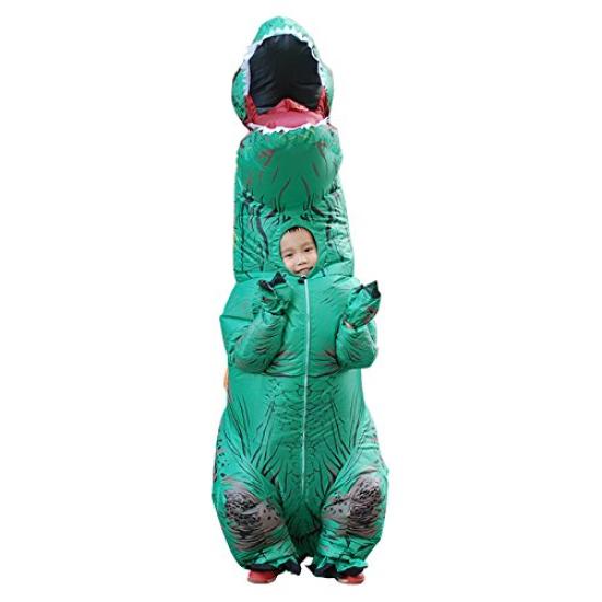 Dinosaur Kigurumi for Halloween Monster Open Suffocation Dinosaur Disguise Air Funny Animal for Kids [Rruonshully] Kids, Cosplay, Kids, Costume,