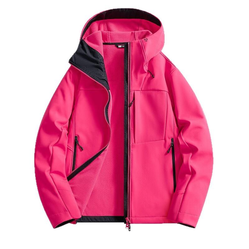 Unisex Windproof Waterproof Soft Shell Jacket - Outdoor, Warm, Casual Autumn/Winter Coat for Mountaineering