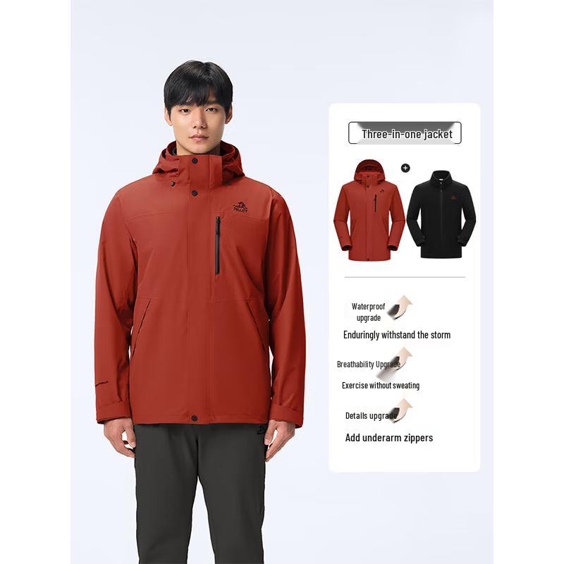 Pelliot Men s Classic 3.0 Mountain 3-in-1 Outdoor Jacket XL