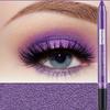 Creion Eyeliner și Fard de Ochi Violet Strălucitor Rezistent la Apă, Metalic de Lungă Durată Aplicare Ușoară Machiaj Ochi, Nuanță Pigmentată Intens