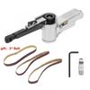 3/8" Air Belt Sander Air Angle Grinding Machine with Sanding Belts for Air Compressor Sanding Pneumatic Tool Set