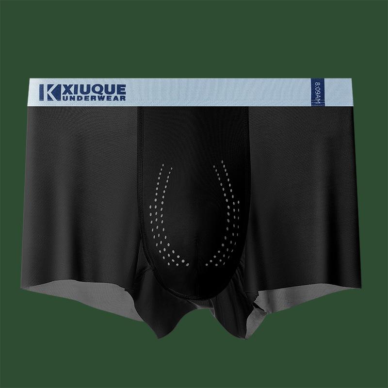 Ice Silk Herren Unterwäsche Atmungsaktive Sexy Boxershorts 5A Antibakterielle Herrenhöschen Nahtlose männliche Boxer Unterhose