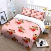 Cartoon Dog Valentine'S Set Multiple Sizes Kid'S And Adults' Bedroom Exquisite 3Pc Bedding Set, Gift