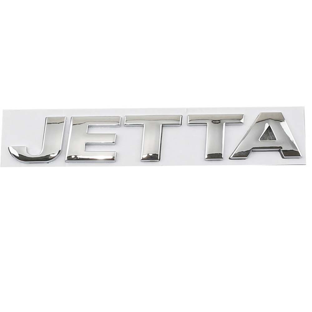 AGLNX1 3D Metal Jetta LOGO VA3 VS5 VS7 Rear Trunk Emblem Badge Sticker Decal Replacemen For VW Volkswagen JETTA