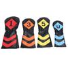 4Pcs Golf Club Head Cover PU Leather Waterproof Dustproof Stylish Look Golf Head Cover for Golf Training