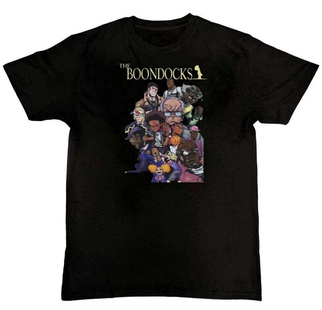 Men s and Women s T-shirts SALE The Boondocks Graphic Print Mens Unisex T-Shirt S M L XL 2 3 4 XL L