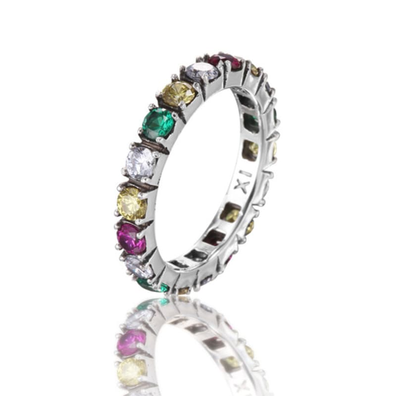 

Anonymous Artisan Star Candy Ring - rainbow No. 26