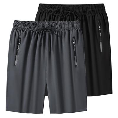 Pantaloncini da Uomo Estivi Freschi con Elasticità su Quattro Lati Abbigliamento Esterno Pantaloncini a Cinque Quarti per Sport e Tempo Libero, Pantaloni da Spiaggia ad Asciugatura Rapida