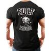 European Sizes Men's Monsta Skull & Bold White Lettering T-Shirt -  Breathable Black Casual Streetwear Tee, Short Sleeve Round Neck Top for Gym