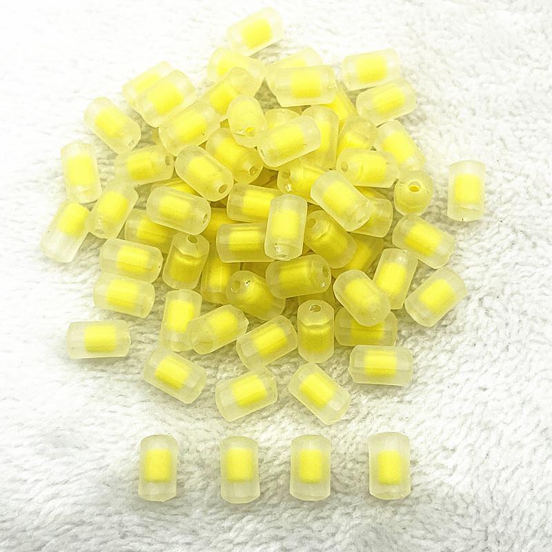 30pcs 12x7mm Matte/Transparency/AB Colour Acrylic Cylinder Beads Loose Spacer Beads for Jewelry Making DIY Bracelets Accessories