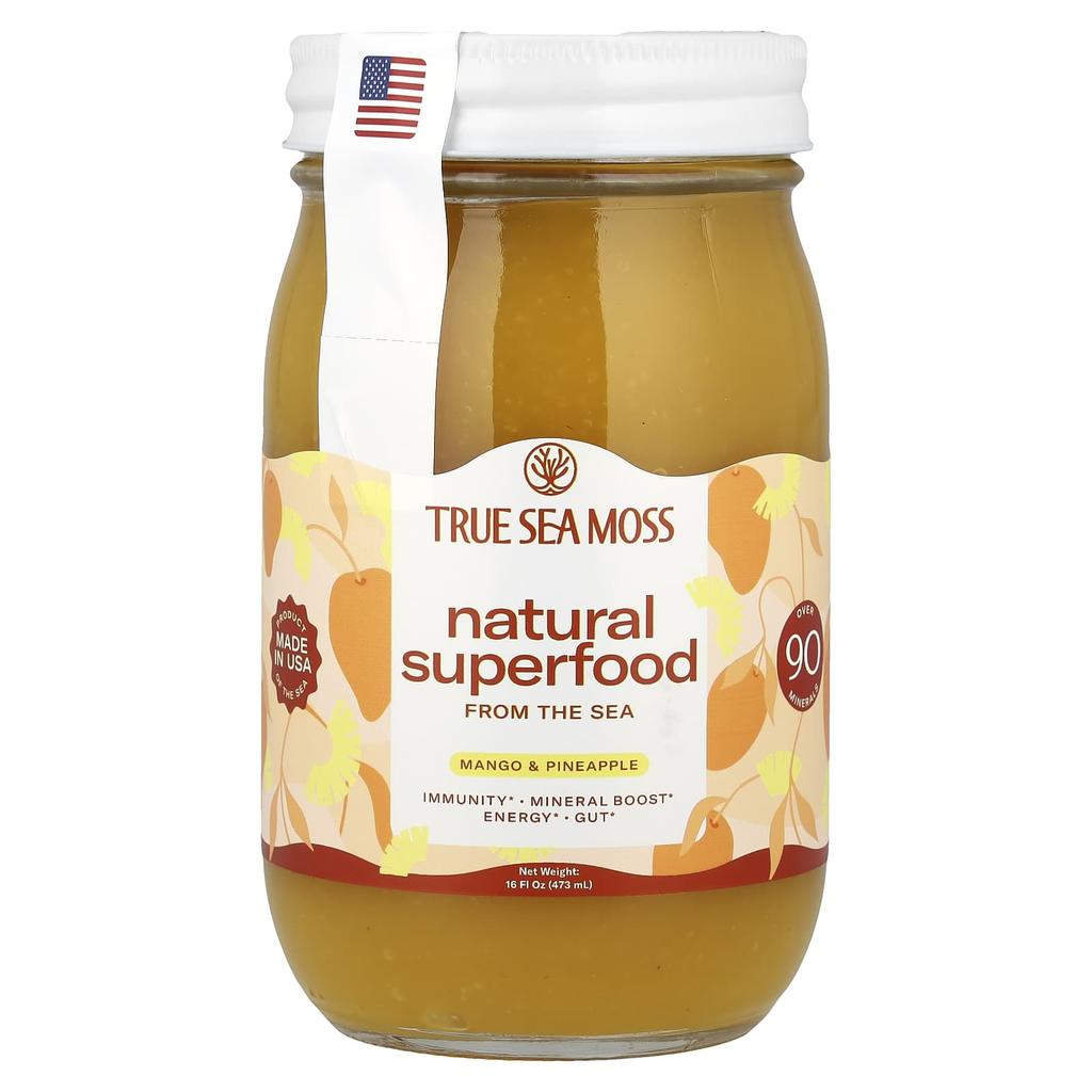 Natural Superfood, Sea Extract, Mango & Pineapple Flavors, 473G (16Fl Oz)