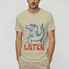 Oversized T Shirt Beach See You Later Teacher Summer Alligator Last Day of School Hipster TShirts for Unisex Sleeve Clothes