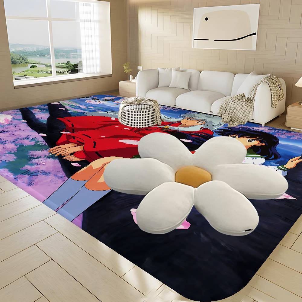 Japanese Anime Inuyasha Kitchen Mat Cheaper Anti-slip Modern Living Room Balcony Printed Modern Home Decor