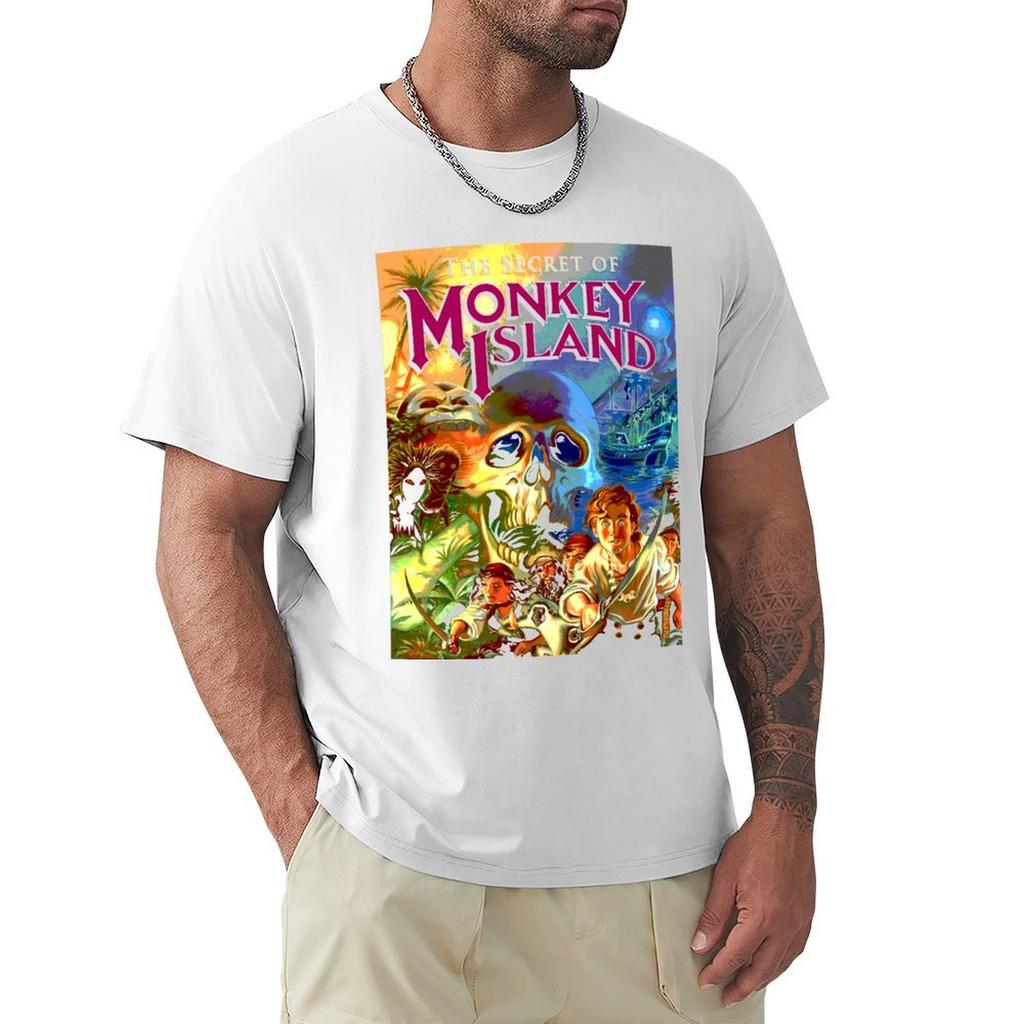 The Secret Of Monkey Island Tshirt Plus Size Street Style Tee
