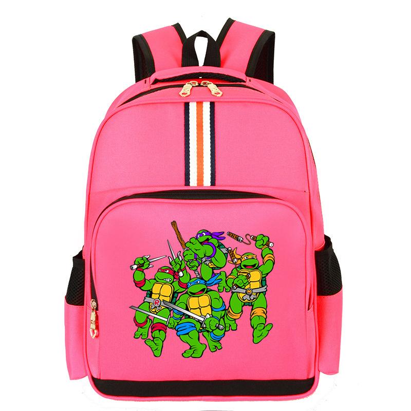 Hot Sale Teenage Mutant Ninja Turtles Cartoon Printed Backpack Elementary and Secondary School Students Outdoor Leisure Large Capacity