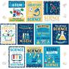 Zonon 10 Pcs Science Classroom Decoration Banner and Poster for Teachers Scientist Bulletin Board Set Posters Science Lab Cutout for Elementary
