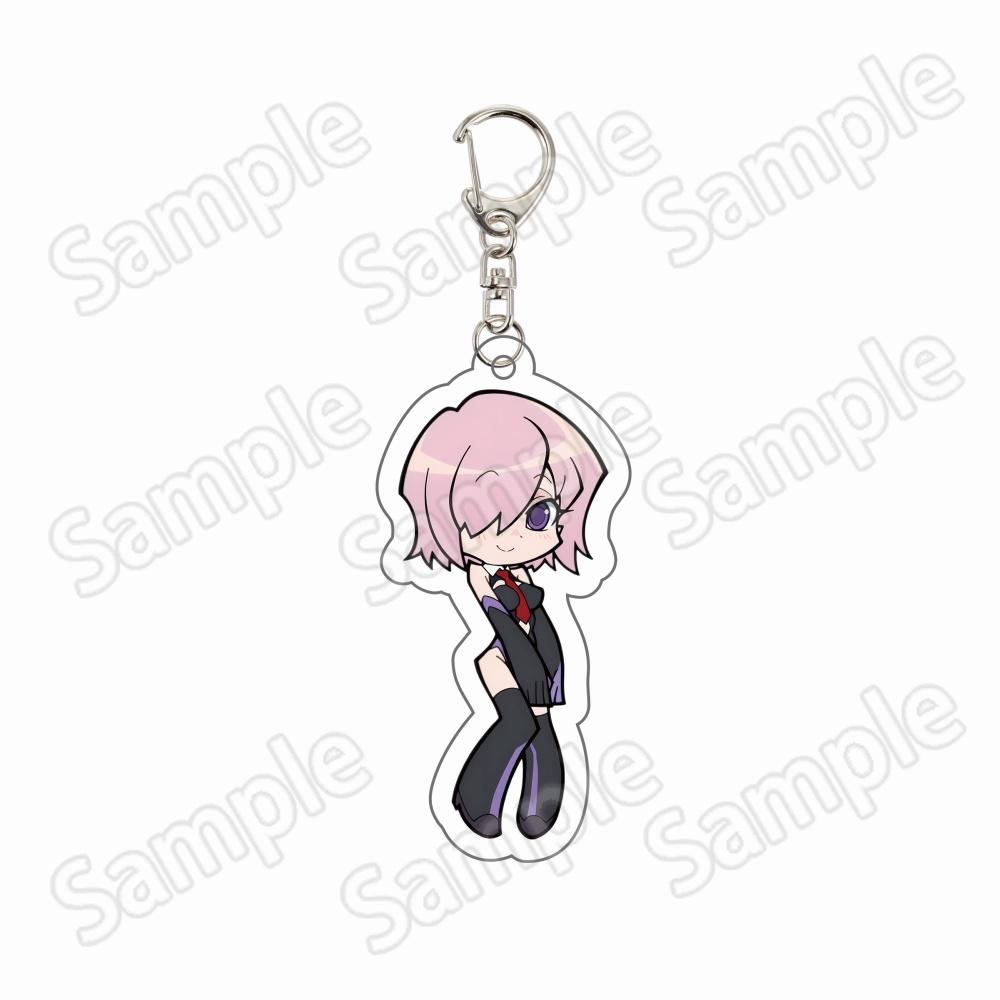 Anime Game Fate Grand Order FGO Saber Gilgamesh Mash Merlin Enkidu Ishtar Jeanne Ereshkigal Acrylic Keychain Keyring Pendant 6 cm