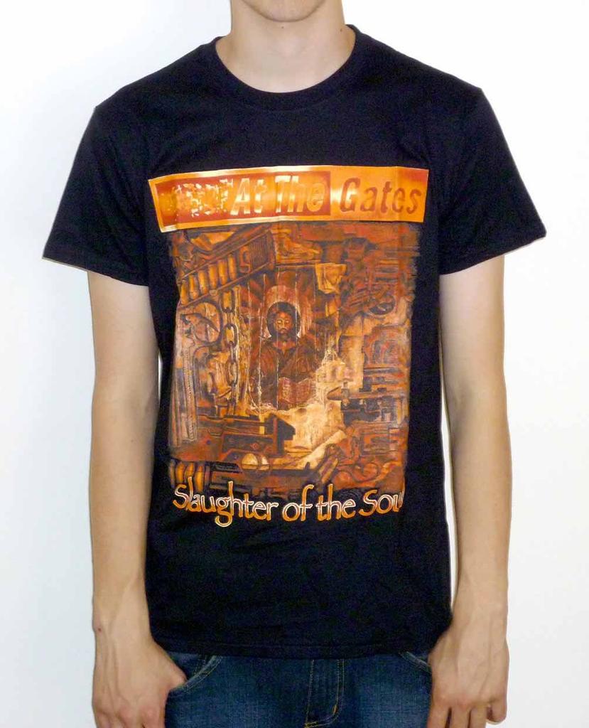 T-shirt Classique At The Gates "Slaughter Of The Soul" - T-shirt Officiel Unisexe