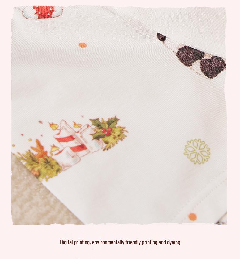 An Dan Christmas Limited Edition Antibacterial Cotton Boxer Briefs for Boys and Girls - 2-Pack