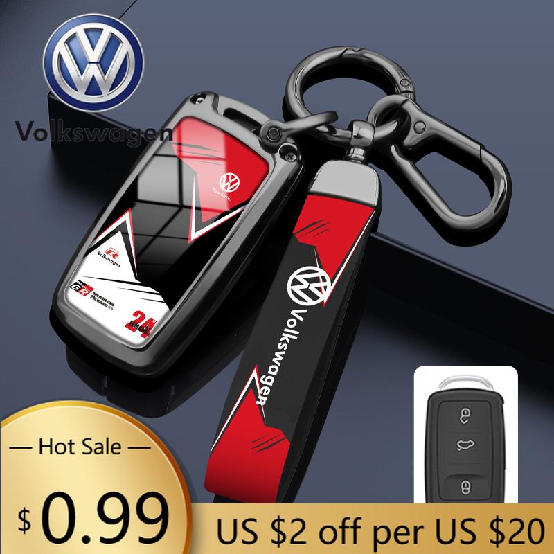 For VOLKSWAGEN VW Zinc Alloy Car Remote Key Case Cover Shell For Volkswagen VW Polo Golf Passat Tiguan Beetle Caddy T5 Up Eos Ke