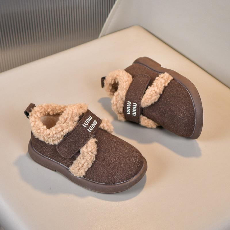 Children's Fleece-Lined Board Shoes | Fashionable Winter Boots for Boys & Girls Casual Kids Shoes Comfortable Walking Shoes
